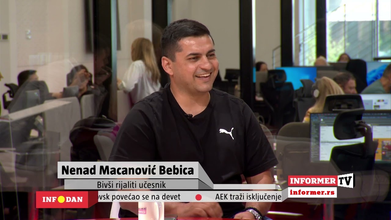 INFO DAN - Nenad Macanović Bebica: Posle porodice Kulić mi treba rehabilitacija