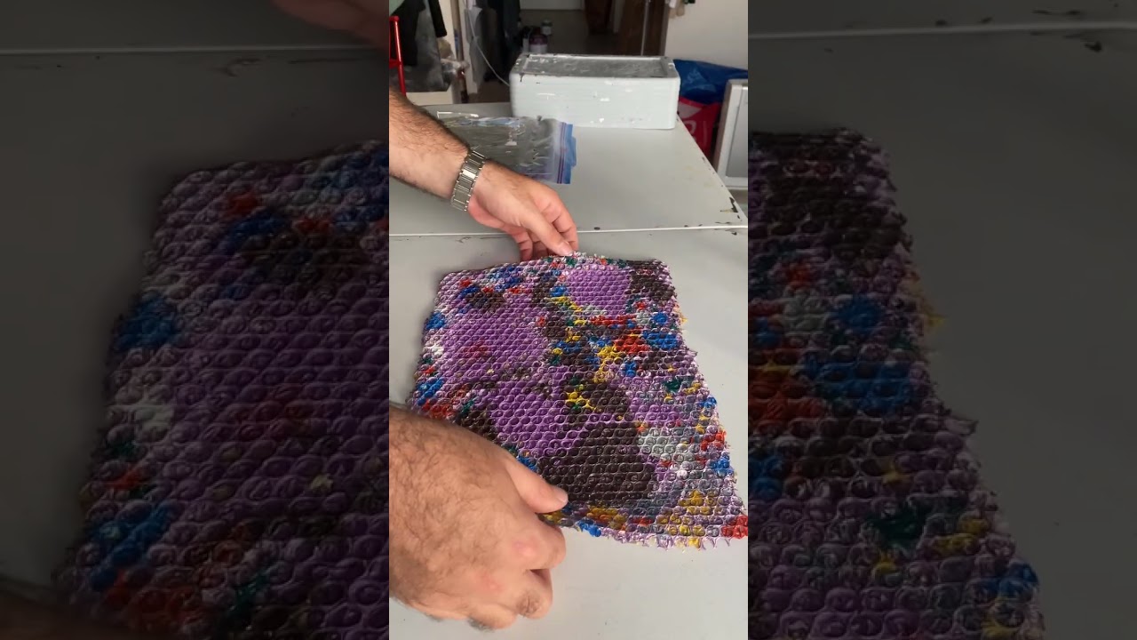 ASMR PAINT PEEL ART STUDIO NYC PAINT