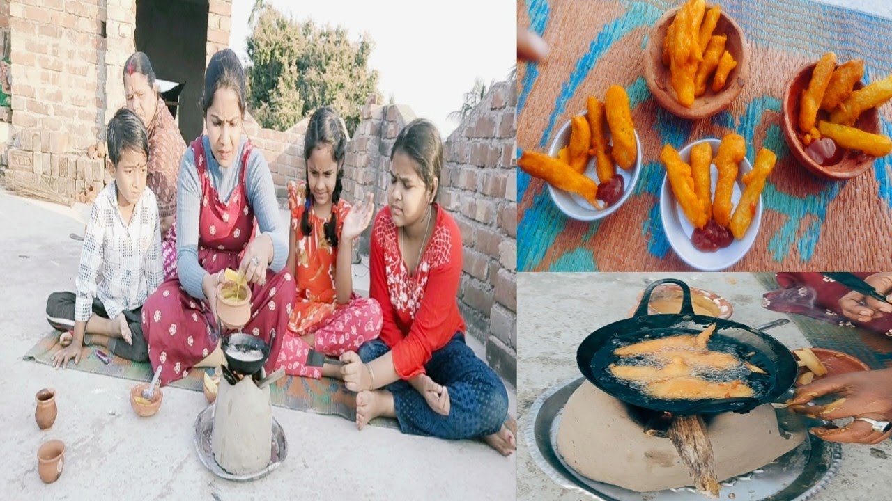 আজকে মিনী কিচেনে বানালাম ঘরোয়া ফ্রেঞ্চ ফ্রাই 🍟😋||Mini Kitchen||French Fry||