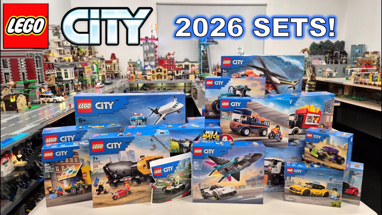 Совершенно новые наборы LEGO City 2026 — первый взгляд!