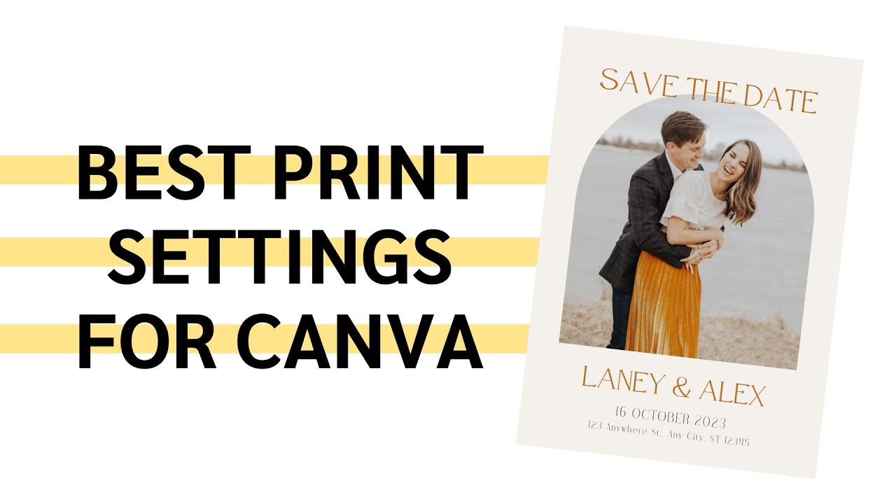 Печать приглашений с помощью Canva | Лучшие настройки печати Canva!