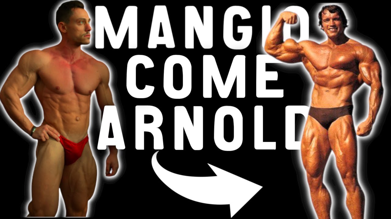 MANGIO COME ARNOLD SCHWARZENEGGER PER 24 ORE || BULK OLD SCHOOL 3000 KCAL
