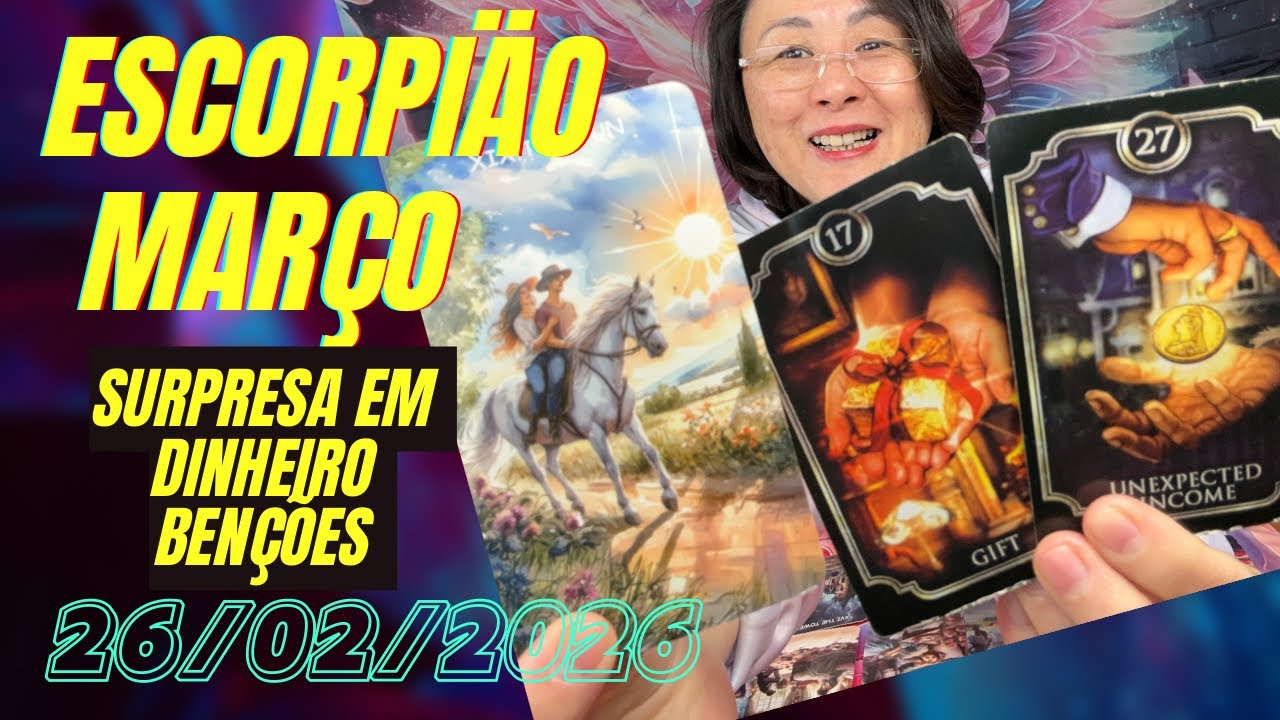 Escorpião ♏️ MARÇO DINHEIRO 💰 E BENÇÃOS TRABALHO OU PROJETO NOVO MEU DEU DO CÉU 🙀🍀🙀💰🙀💰🙀🙏🙀🙏🙀