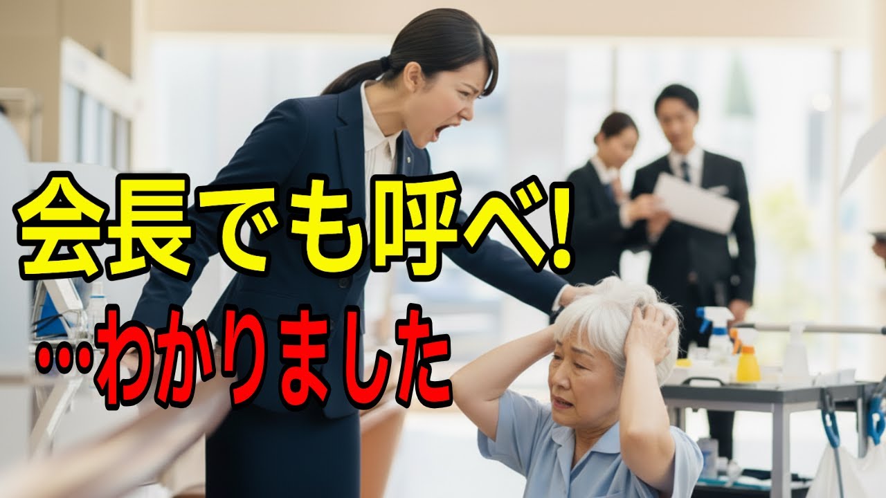 「私の父は頭取よ？」大逆転!!! 銀行員に見下された清掃員の女性が  静かにかけた一本の電話