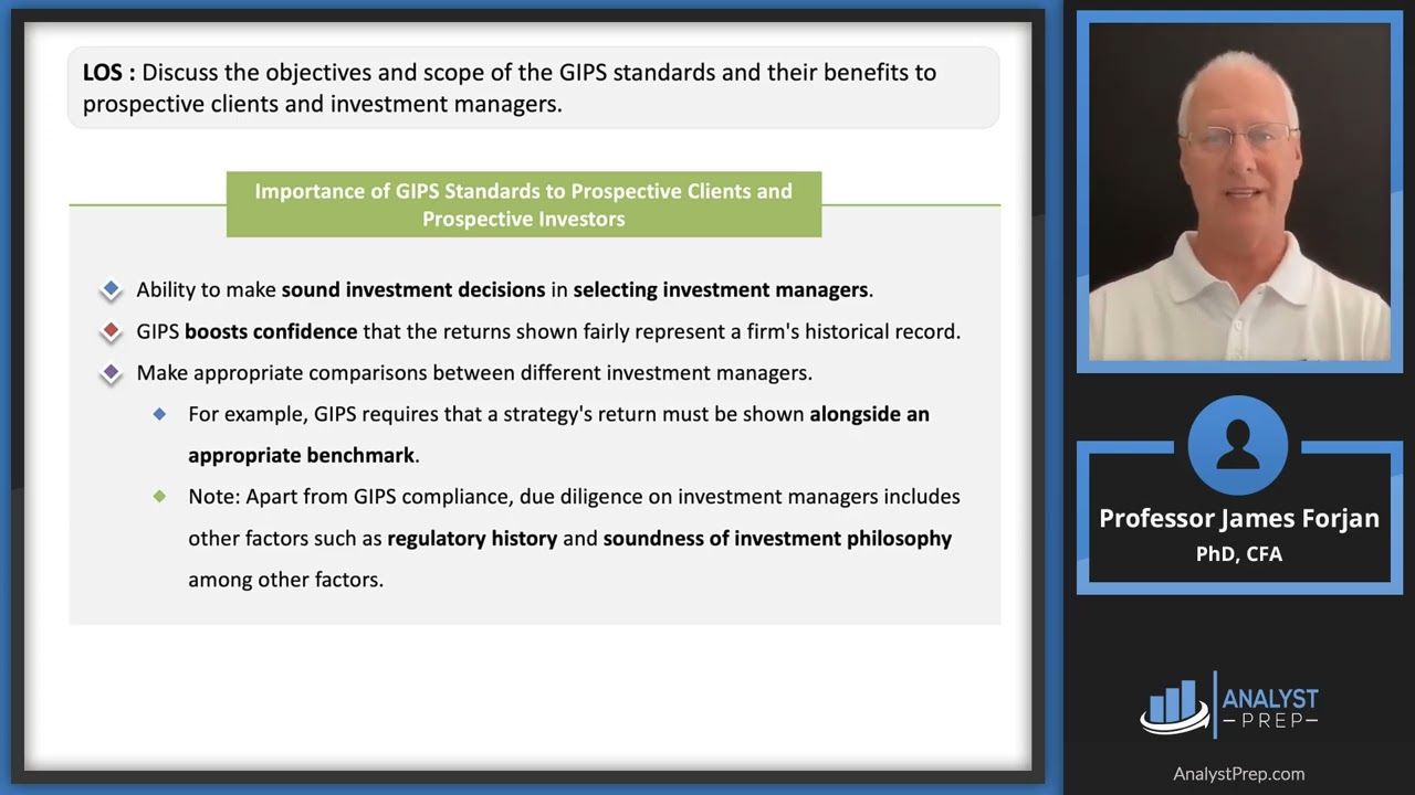 Overview of the Global Investment Performance Standards – Part I (2025 Level III CFA® Program – R3)