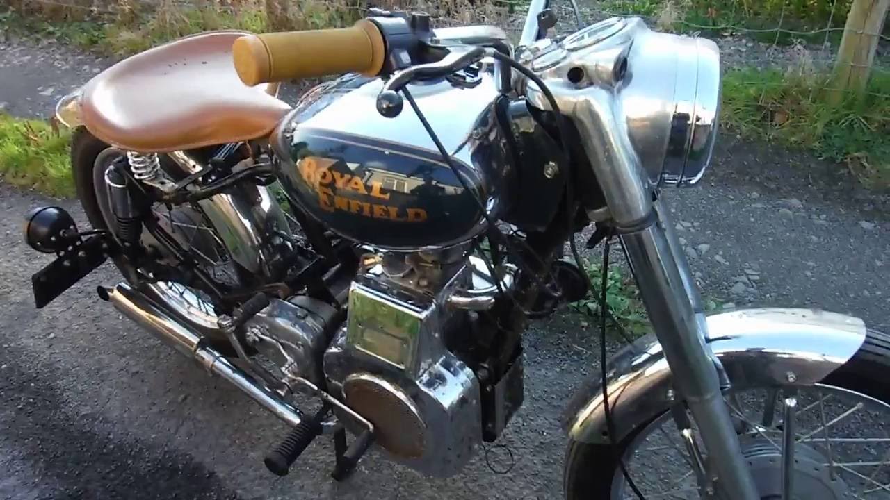 Royal Enfield Bullet Diesel does Roman Road.