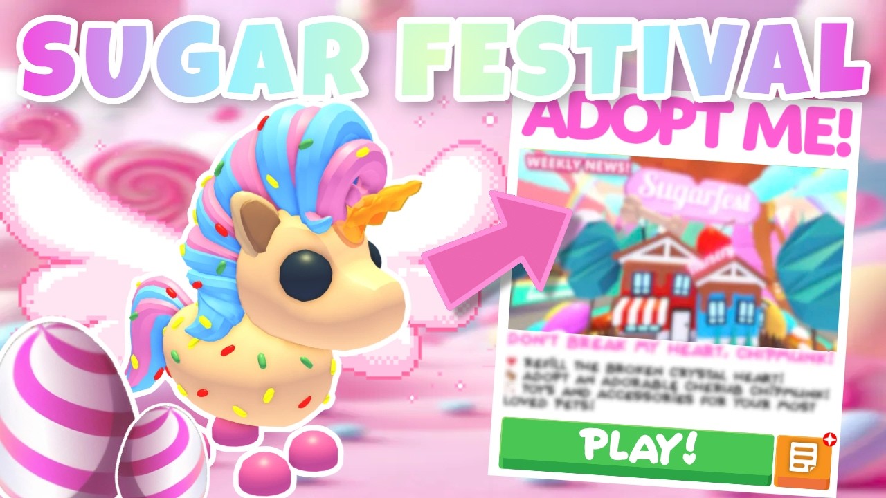 PLAYING SUGARFEST UPDATE IN ADOPT ME! 🧁🍧🍥🍡