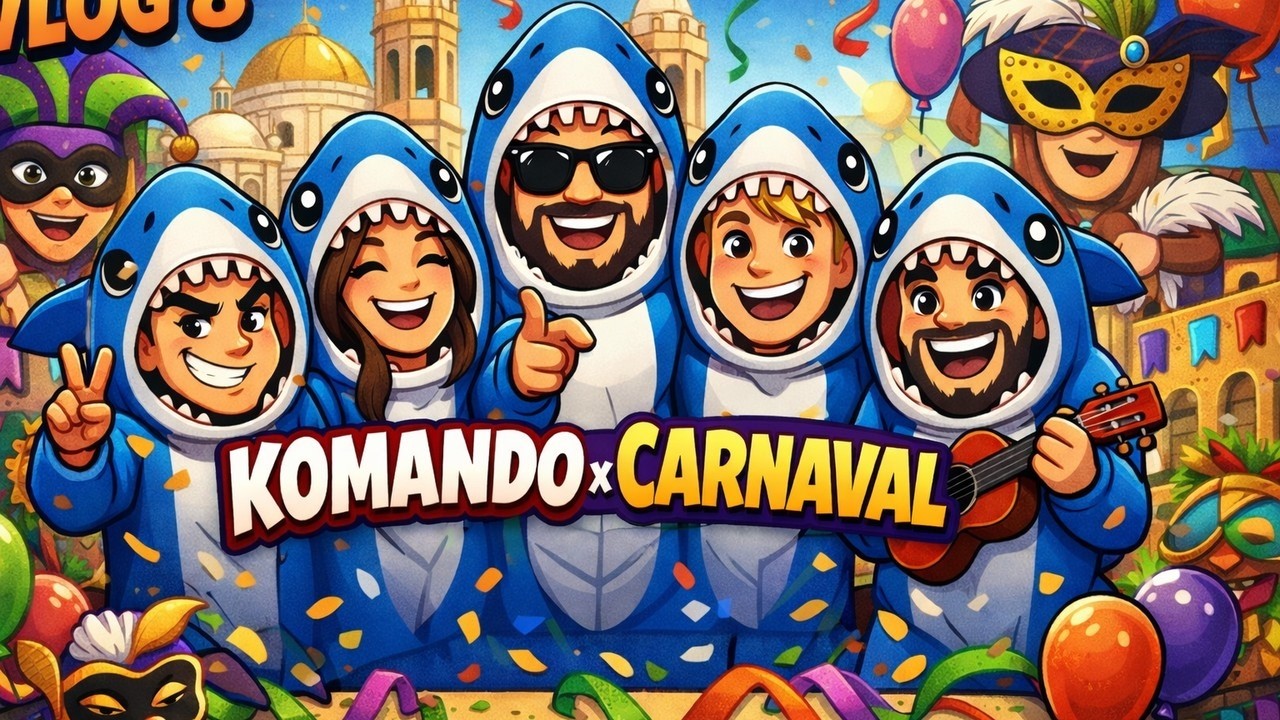 Nos disfrazamos de TIBURONES en el Carnaval de Cádiz 🦈🎭 | KOMANDO TIBURÓN - S01VLOG 8