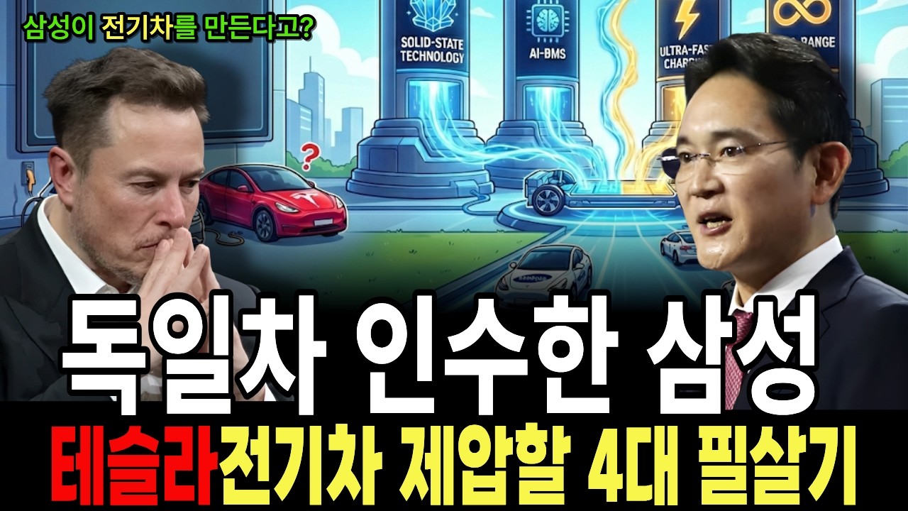 결국 인수했다. 삼성 4대 강점으로 전기차 부활의 실체