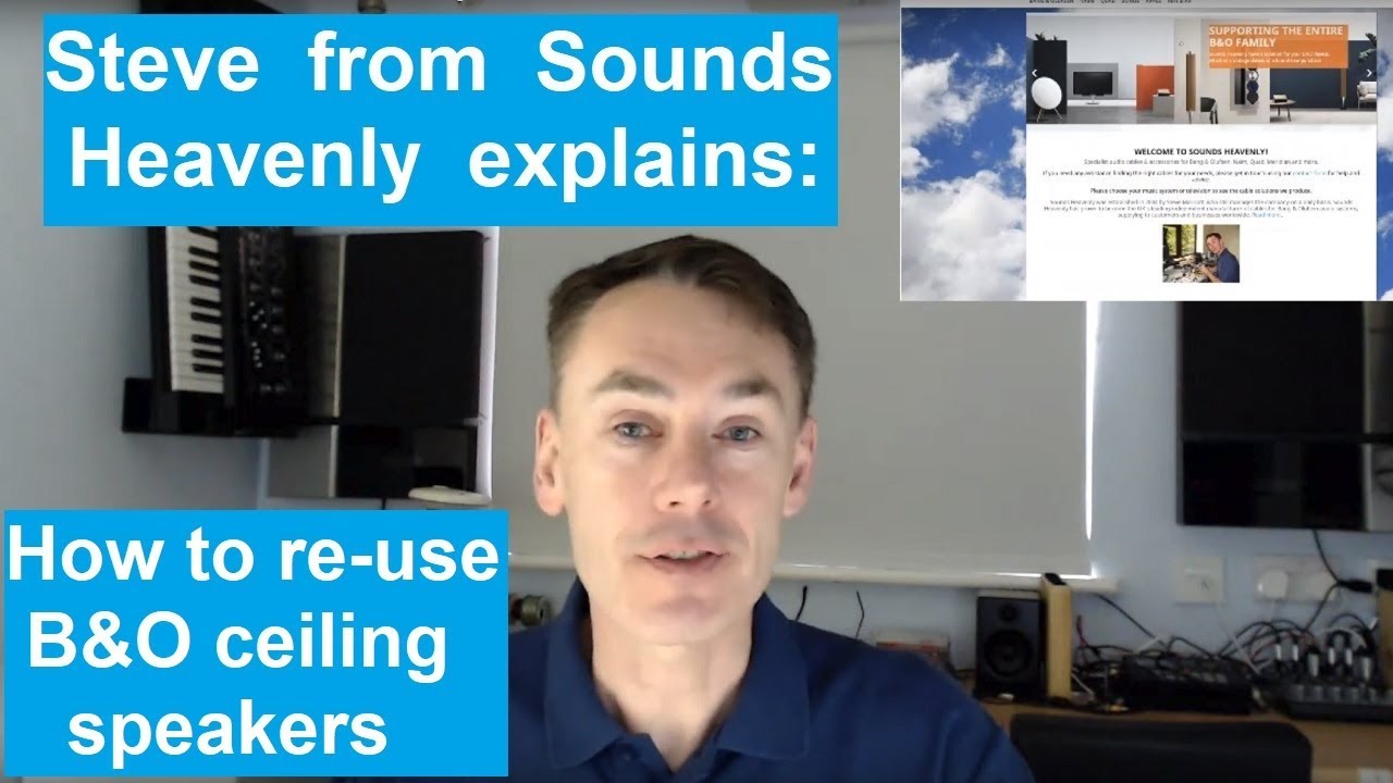 How to repurpose Bang and Olufsen Beovox ceiling speakers without the main Beolink system?