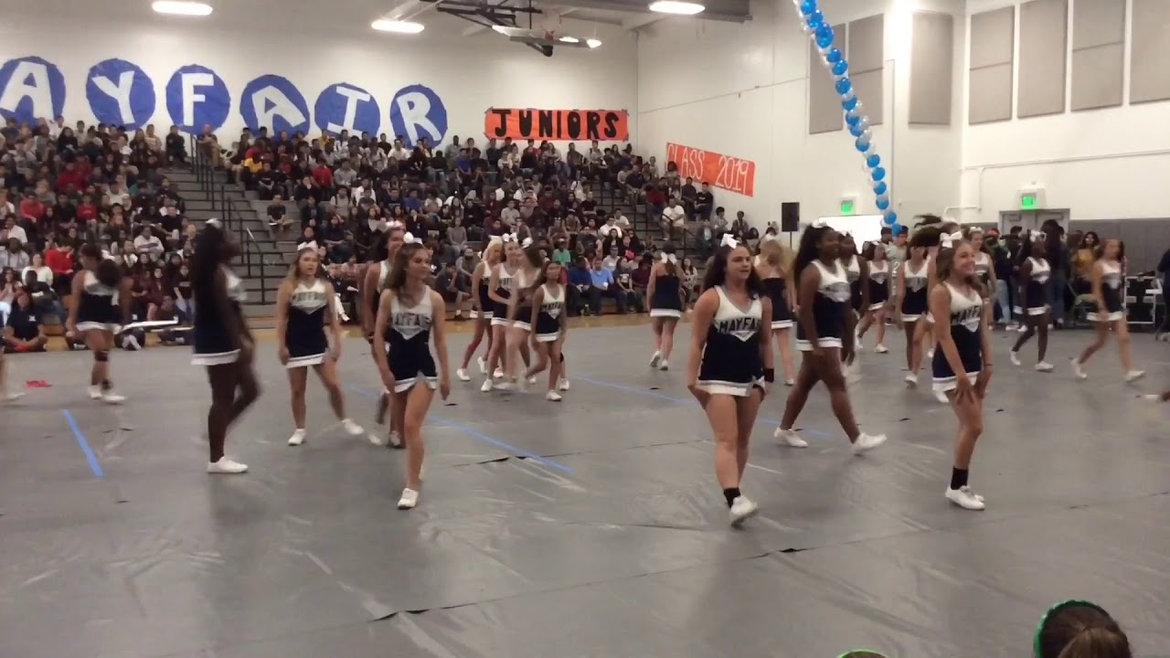 Mayfair Cheer Welcome Back Assembly 2017
