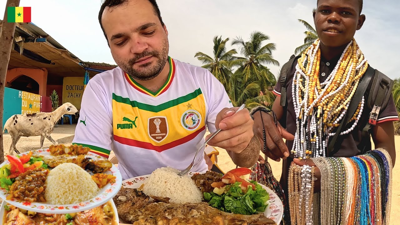 SARACIE LUCIE PE LITORALUL DE 'LUX' AL AFRICII! YASSA POISSON la 10€ printre CAPRE
