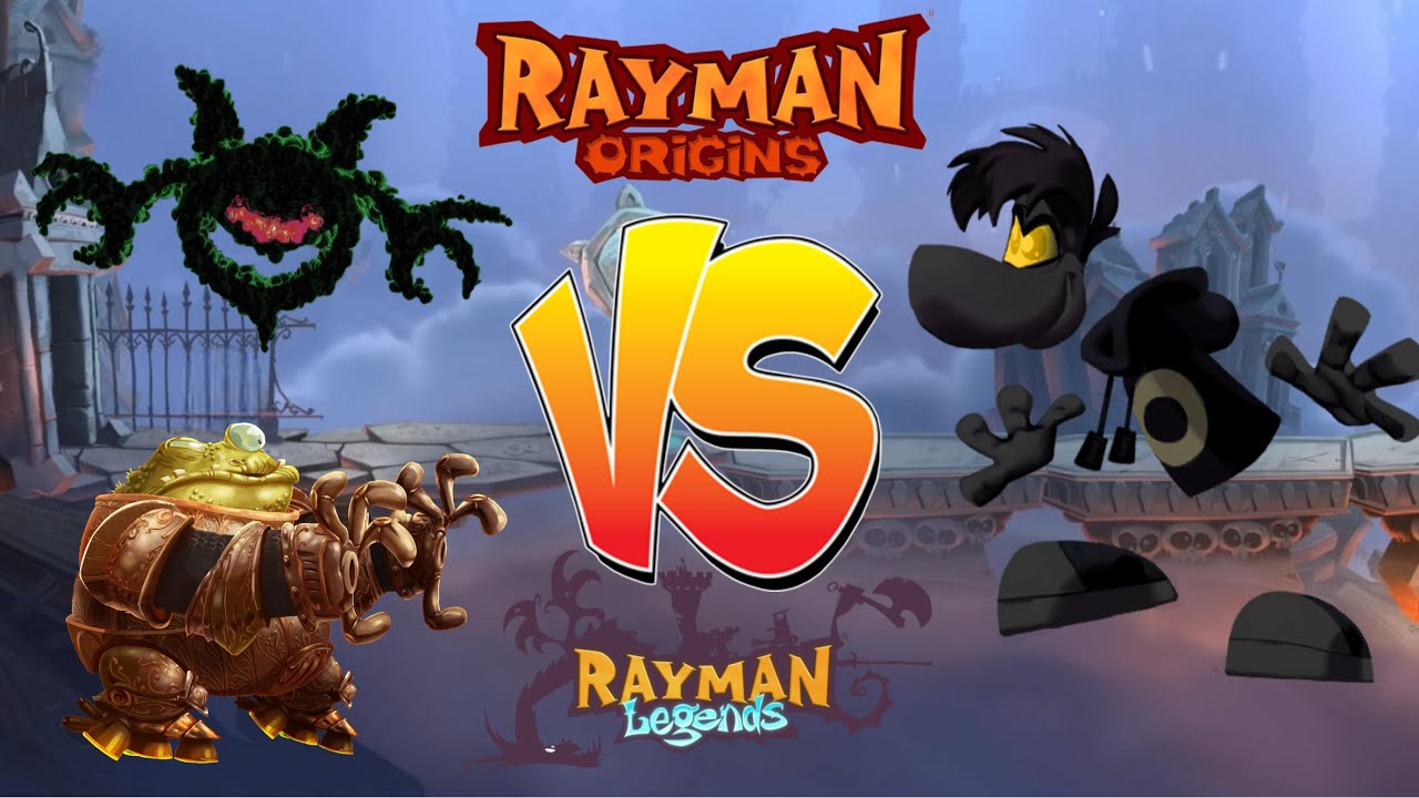 dark rayman all flying bosses