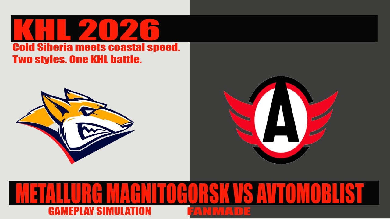 Metallurg Magnitogorsk vs Avtomobilist | KHL 2026 | Gameplay Simulation