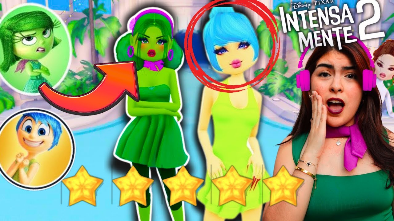 JUGANDO Dress to Impress version INTENSAMENTE 2🧡💚💛💜  | ROBLOX