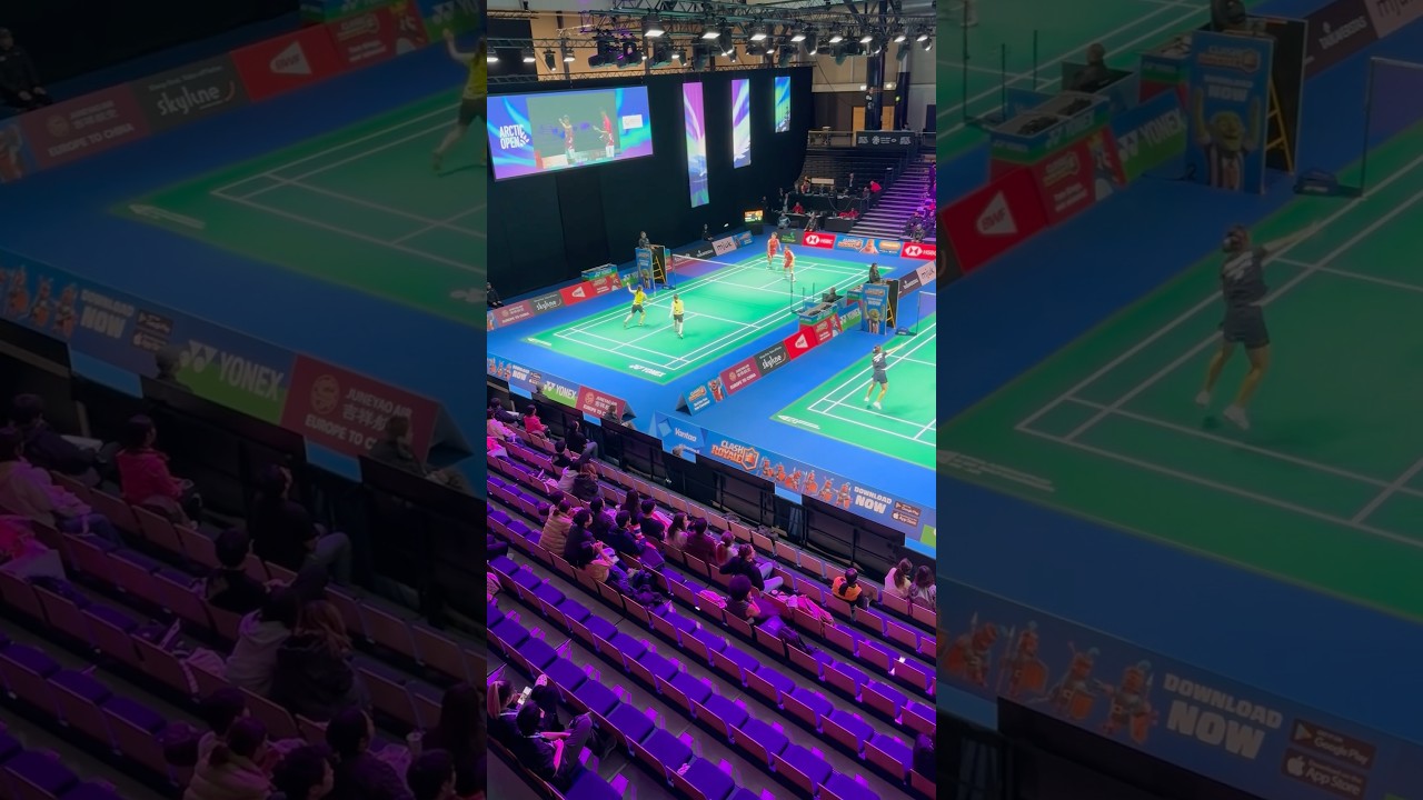 Arctic Open Venue 2024 Badminton Finland #badmintonfinland #badmintoneurope #bwf