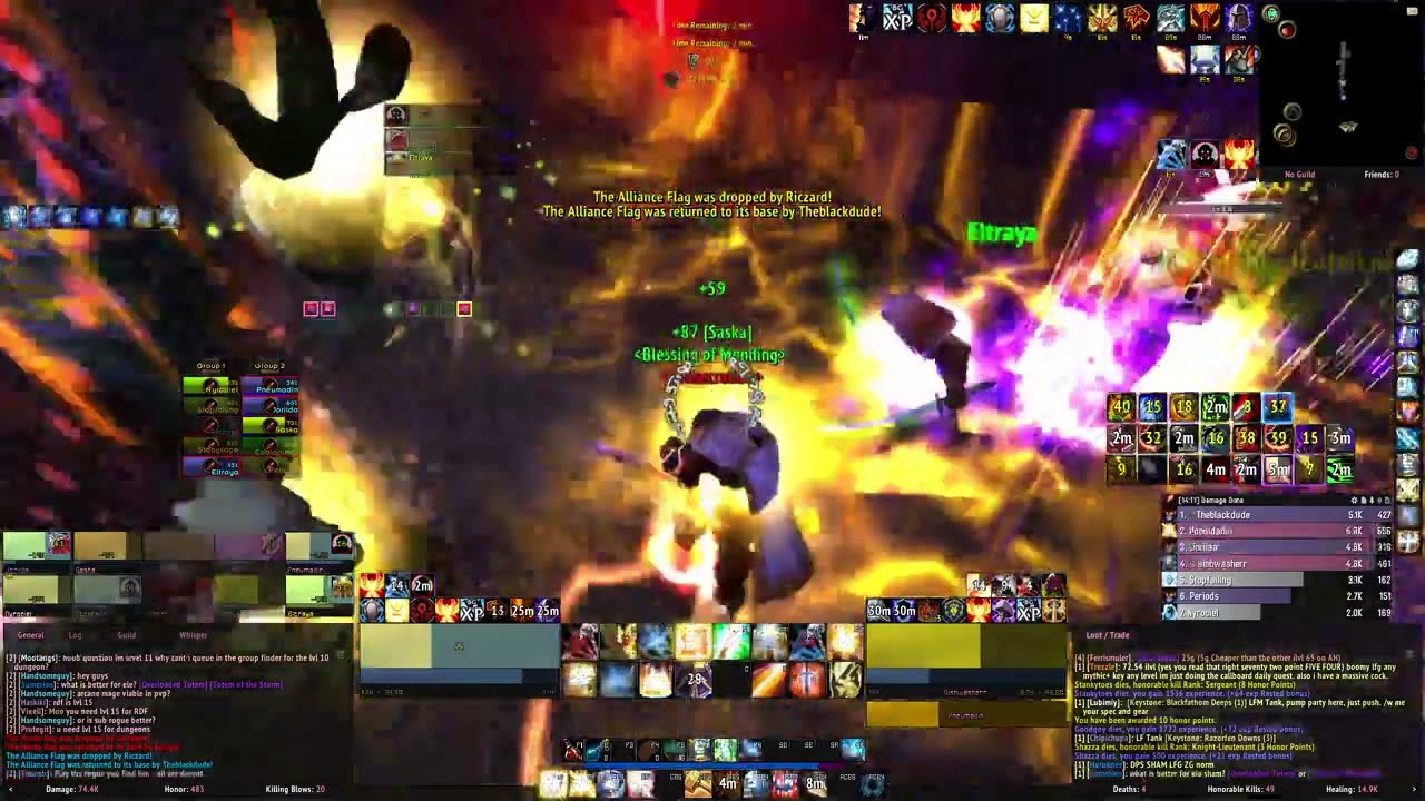 Holy Templar Ret Paladin PVP | Warsong Gulch | 50-59 Bracket | Bronzebeard Ascension