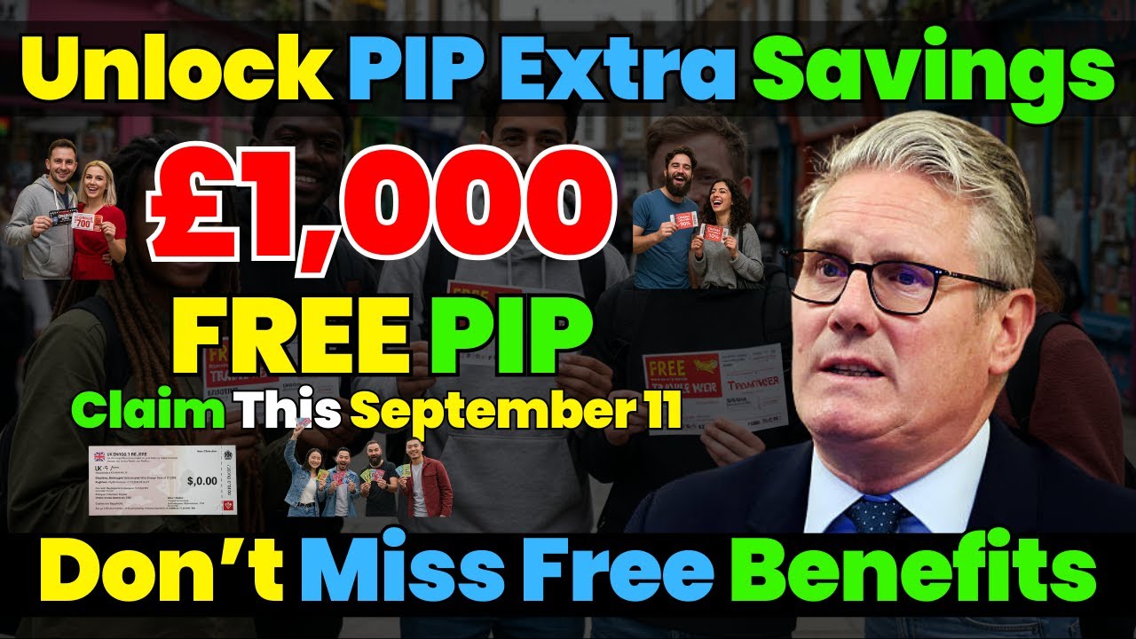 PIP Benefits Alert: &pound;1,000s in Freebies & Discounts You Can Claim This&nbsp;September&nbsp;11!
