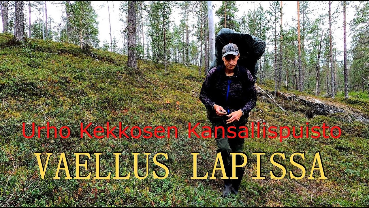 Er&auml;maaretkeily Lapissa. Poluttomat er&auml;maat. Urho Kekkosen Kansallispuisto