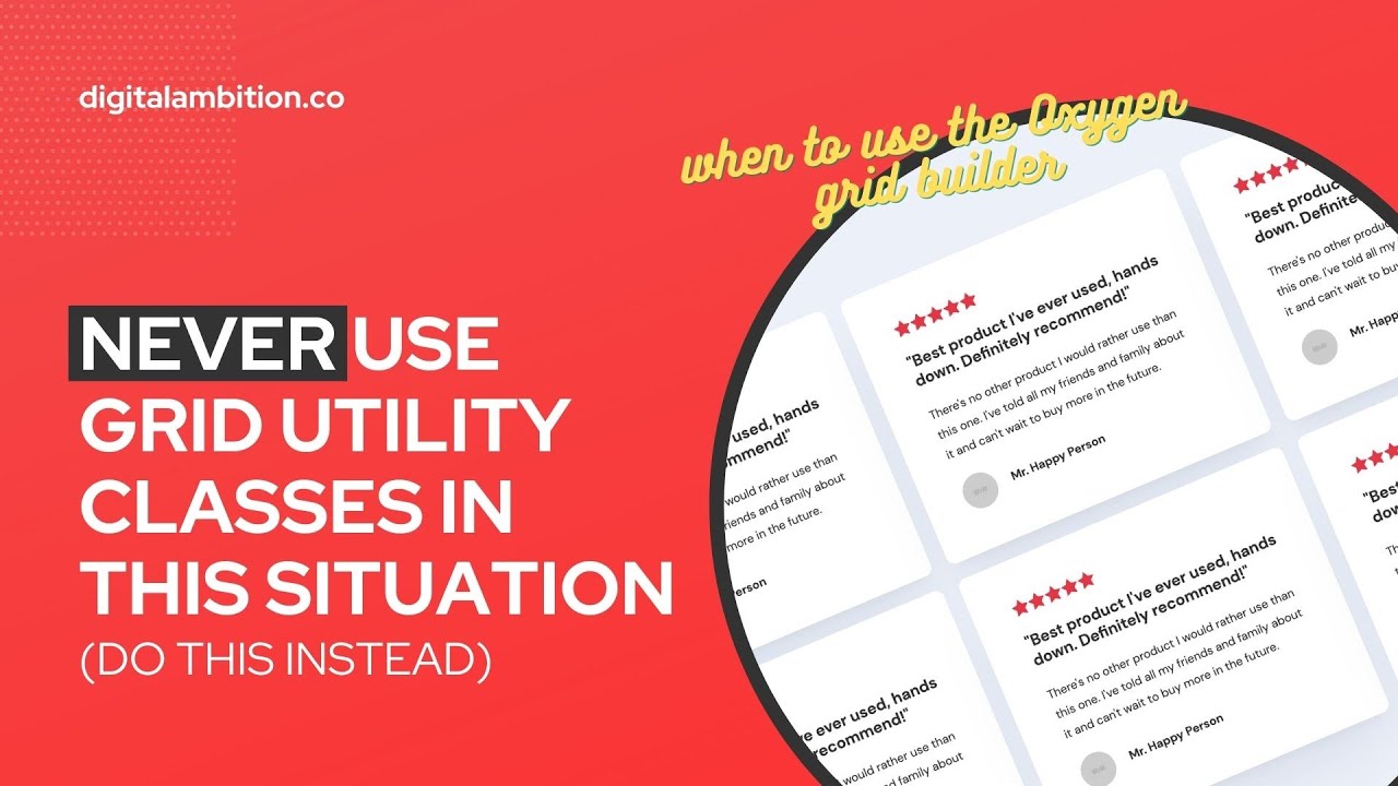 CAUTION: Avoid This TRAP When Using Grid Utility Classes