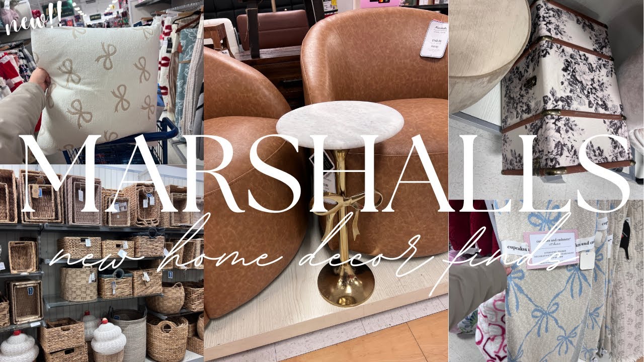 🎀HIGH END HOME DECOR FINDS AT MARSHALLS RIGHT NOW! || NEW HOME DECOR FINDS