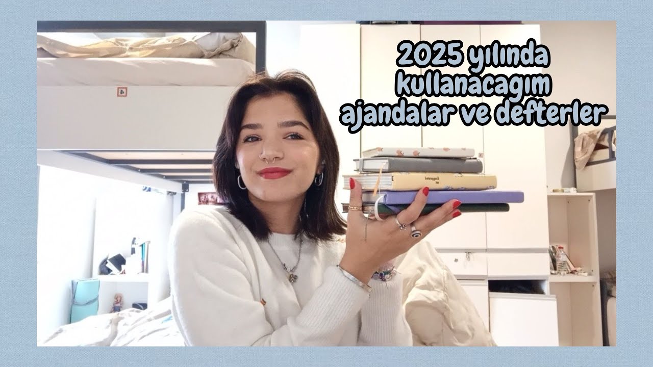 2025 yılında kullanacağım bütün defterler ve ajandalar || kısa 2024 özeti içerir