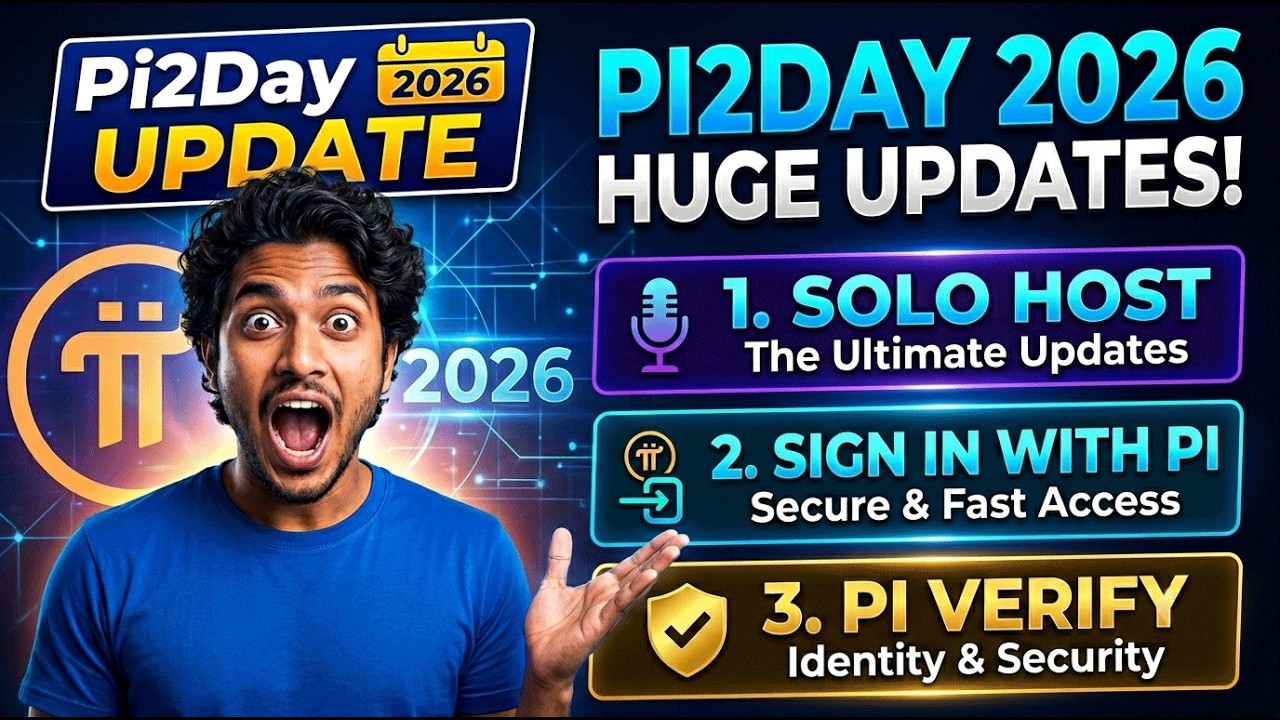 PiNetwork Pi2Day 2026 | Very Important 3 Updates | Final Days Coming Soon!