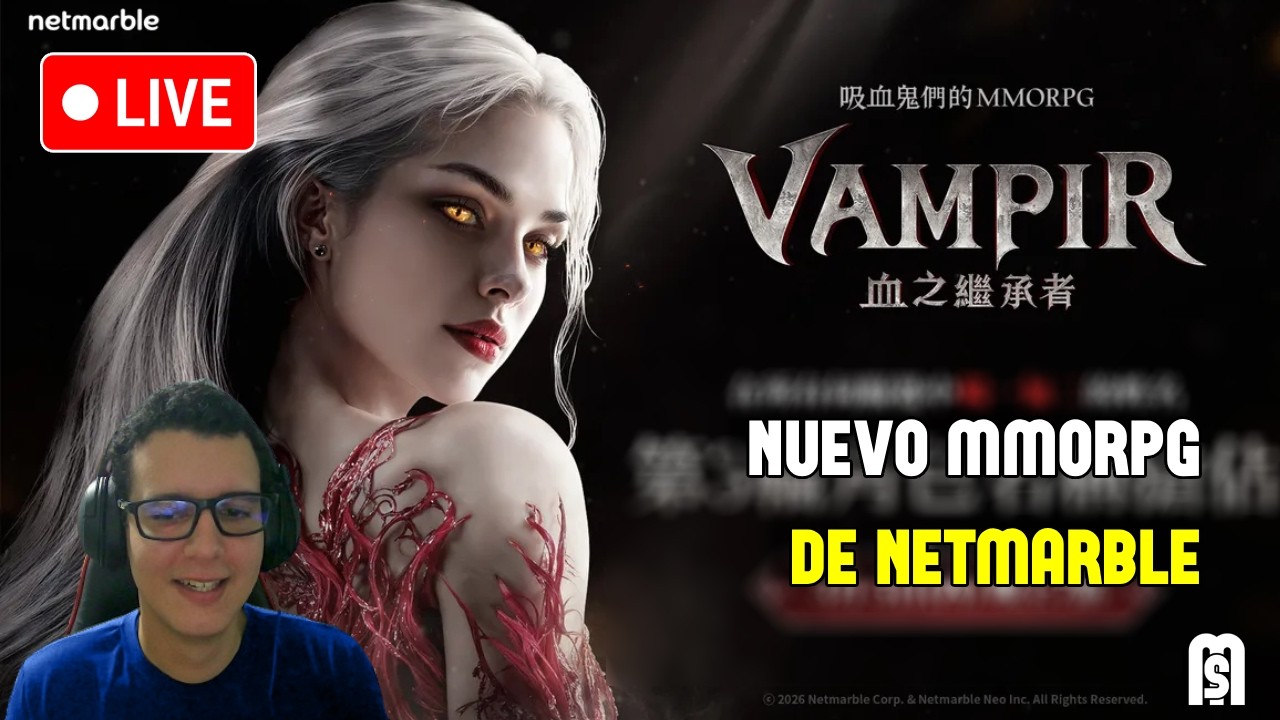 VAMPIR (血之繼承者) EN ESPAÑOL, PROBANDO NUEVO MMORPG DE NETMARBLE