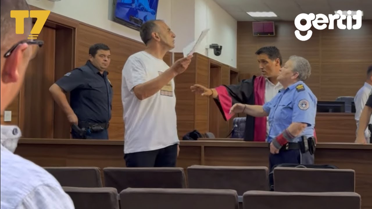 Babai i Marigona Osmanit i bërtet dhe shan avokatin e Dardan Krivaqës, ndërhyn Policia | T7