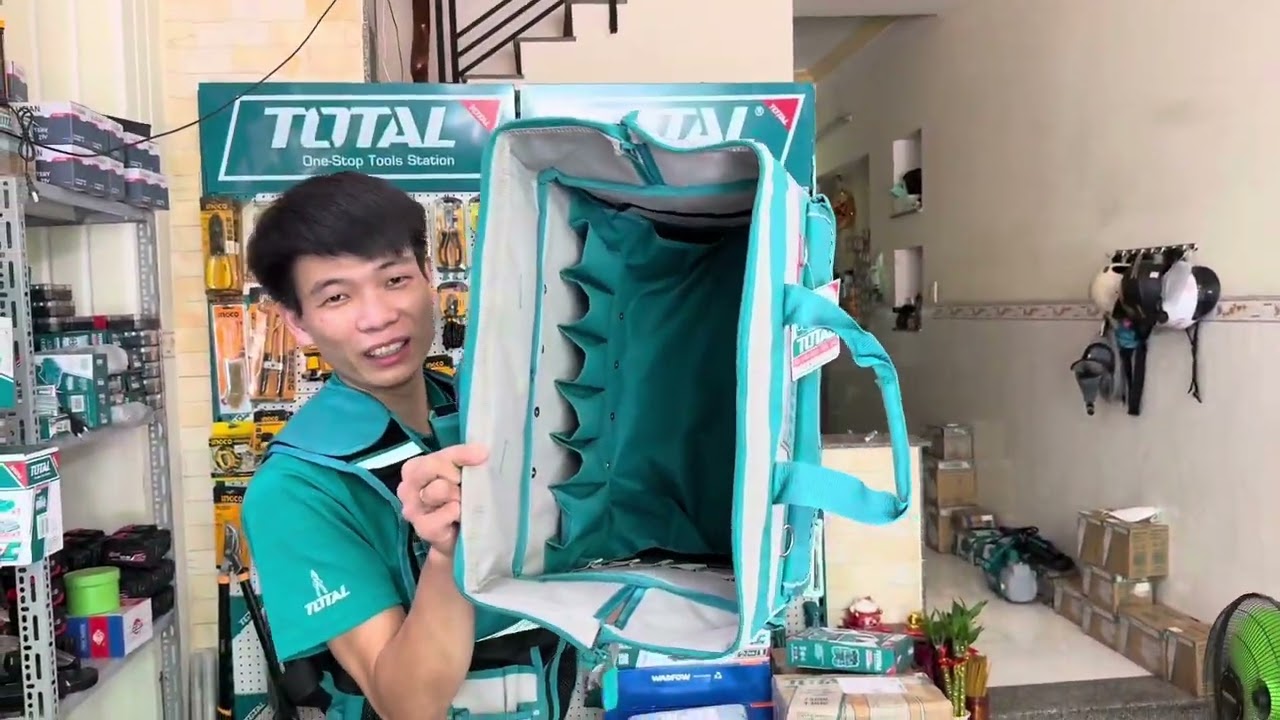 Túi đựng đồ nghề TOTAL đủ size cho anh em làm công trình, bao ship toàn quốc tại Máy Thiết Dụng