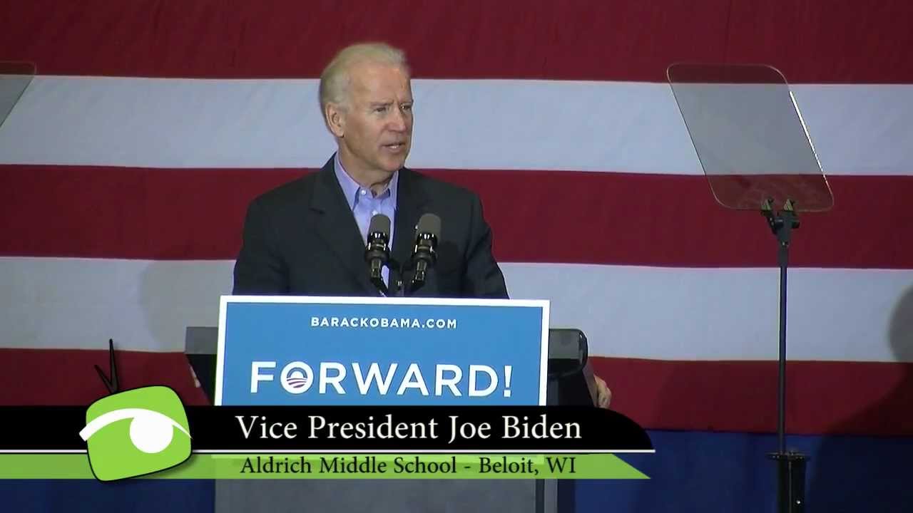 Vice President Biden Visits Beloit,WI