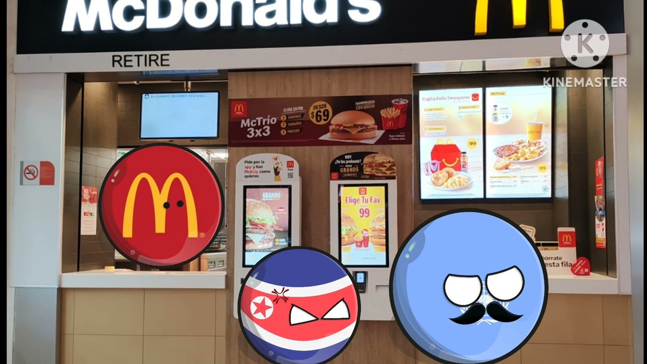 Corea del Norte Se porta mal en el McDonald's/Lo destruye/Castigado