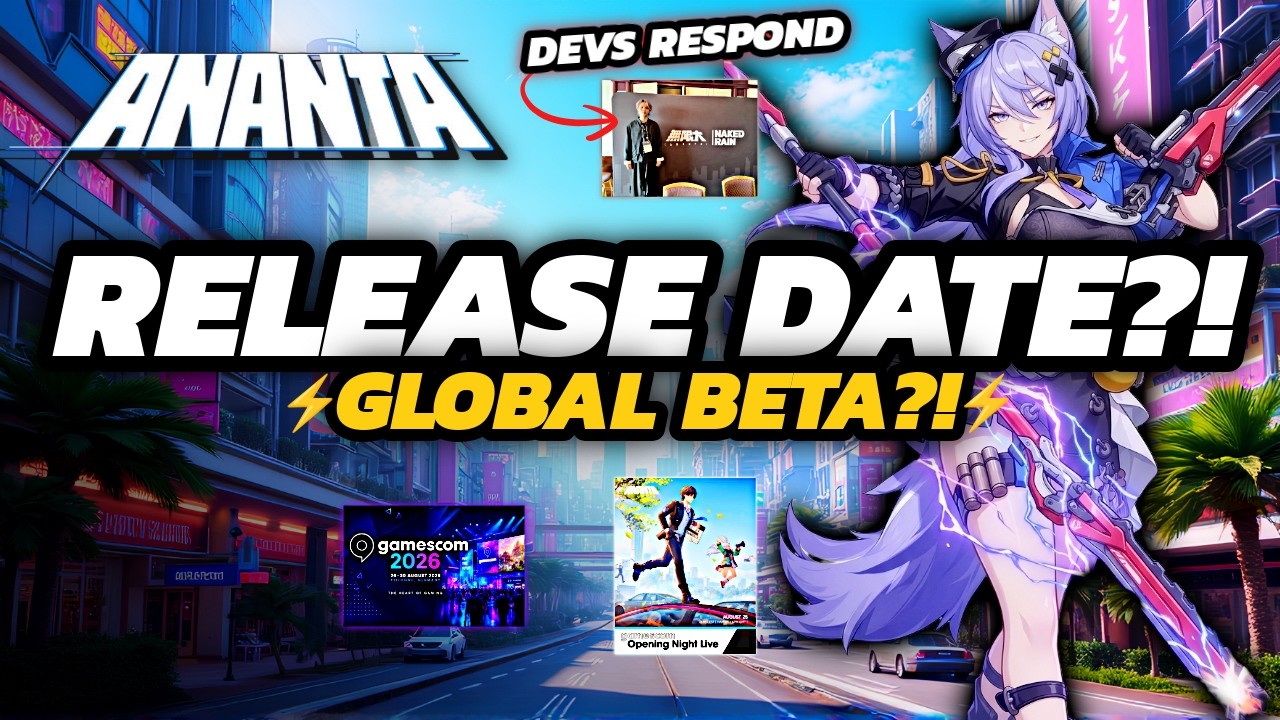 ANANTA - Release Date & Global Beta?! BIG Gamescom Update