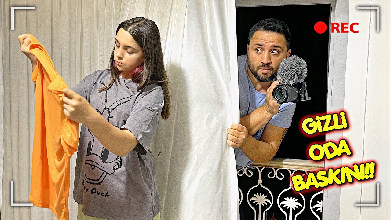 ODA BASKINI GECE GİZLİCE CAMDAN GİRDİM!! (Şok Oldu)