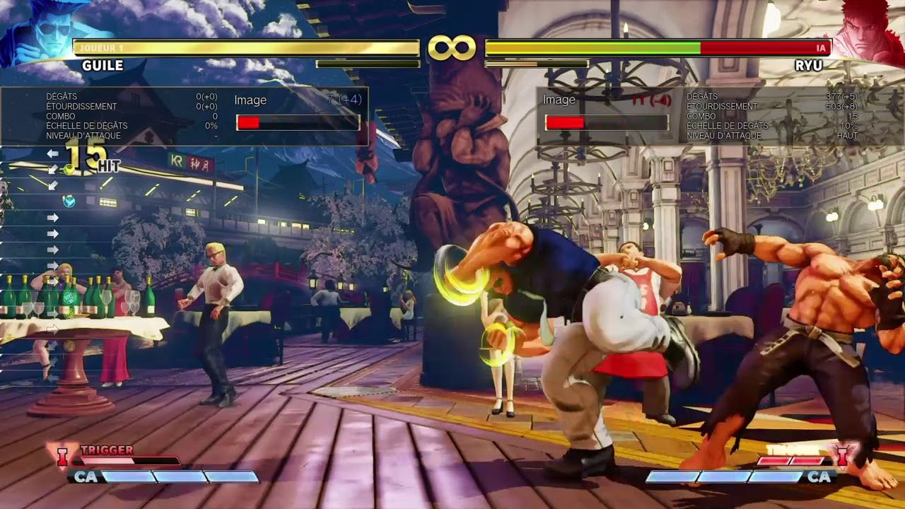 SFV 3.5  - Guile Loop Combos - 624 Damage