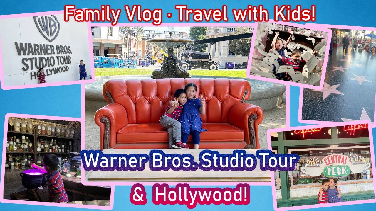 WARNER BROS. Studio Tour & Hollywood | Burbank Family Trip with Kids