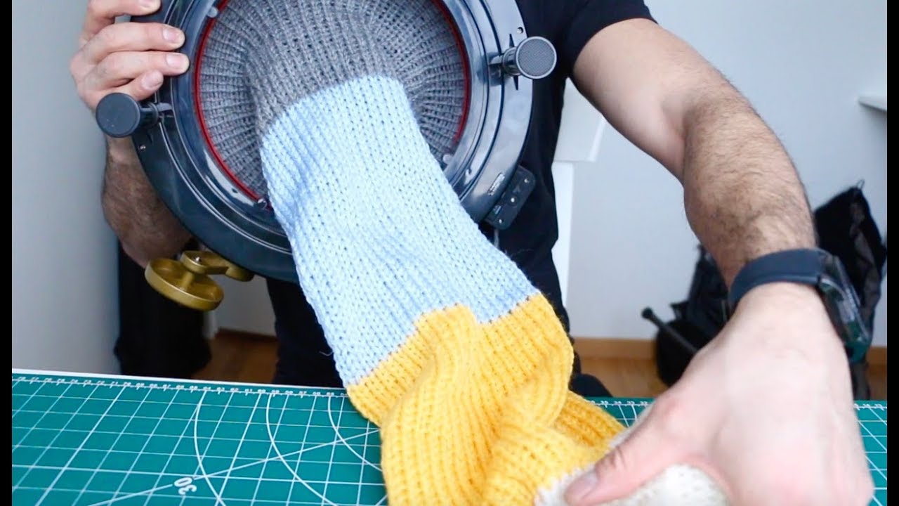 How to Knit a Scarf - Addi Knitting Express KING SIZE