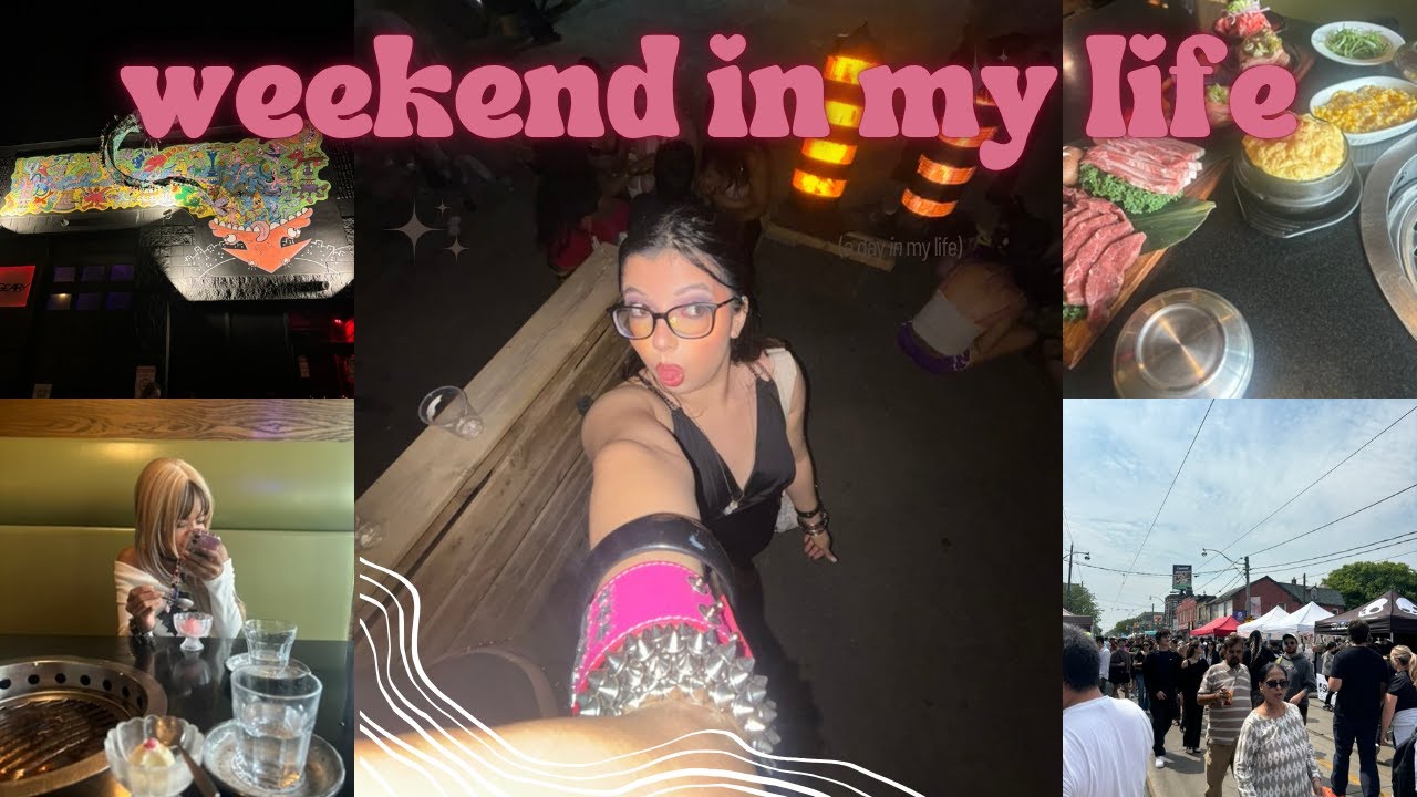 WEEKEND IN TORONTO | kbbq + rave + dowest fest