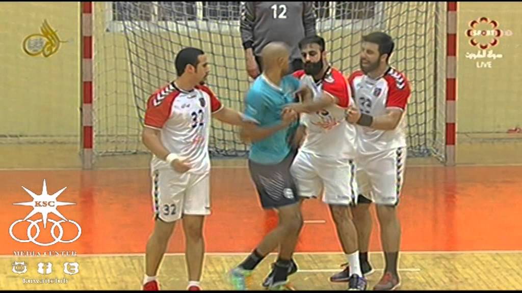 ملخص مباراة الكويت 32 × 16 السالمية ـ دوري الدمج ذهاب المربع الذهبي لكرة اليد 2015 ـ 2016