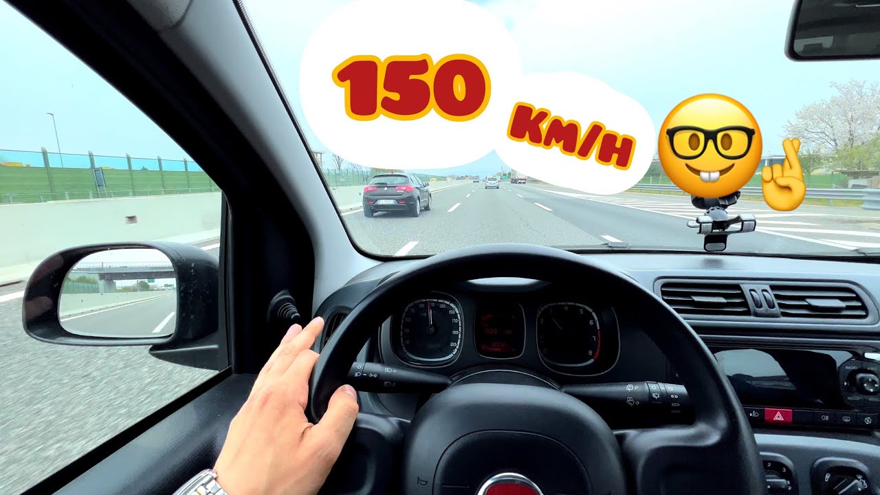 150km/h Fiat Panda 1.0 Hybrid🥱🥱🥱