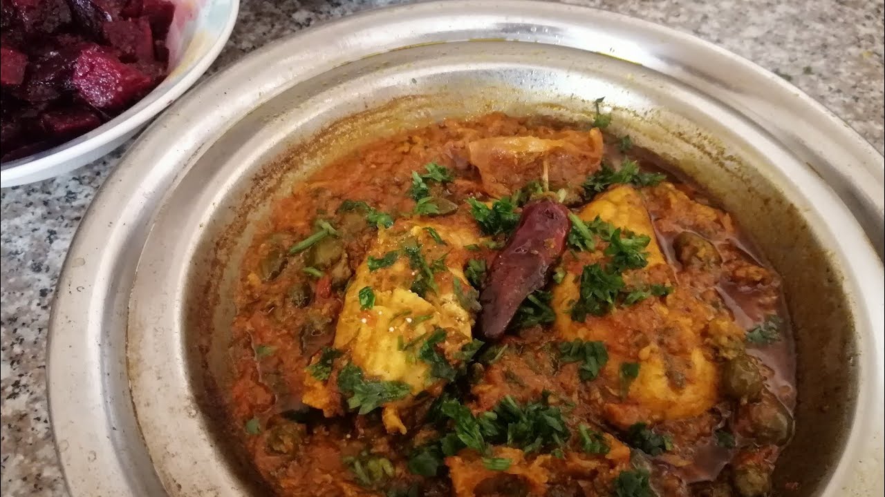 طاجين بيض السمك بالكبار