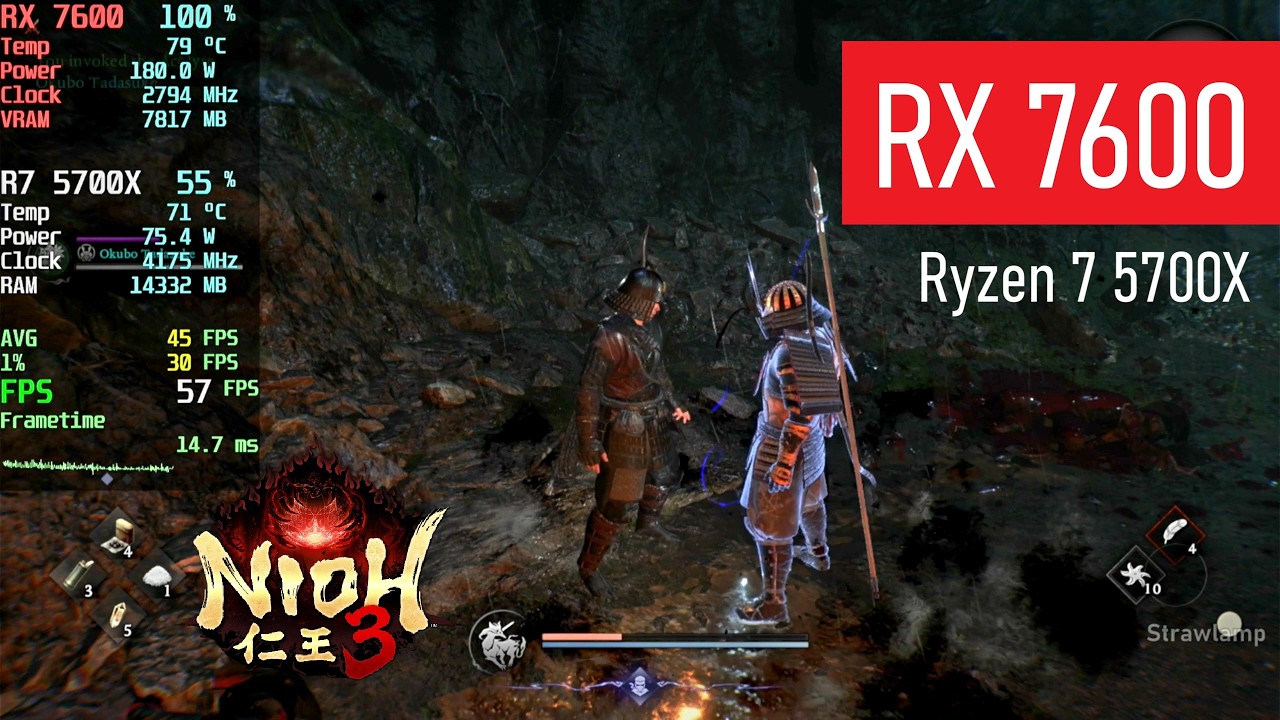 Nioh 3 | RX 7600 8GB | Ryzen 7 5700X