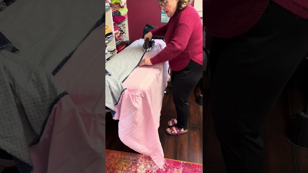 How to join scraps to make quilt back