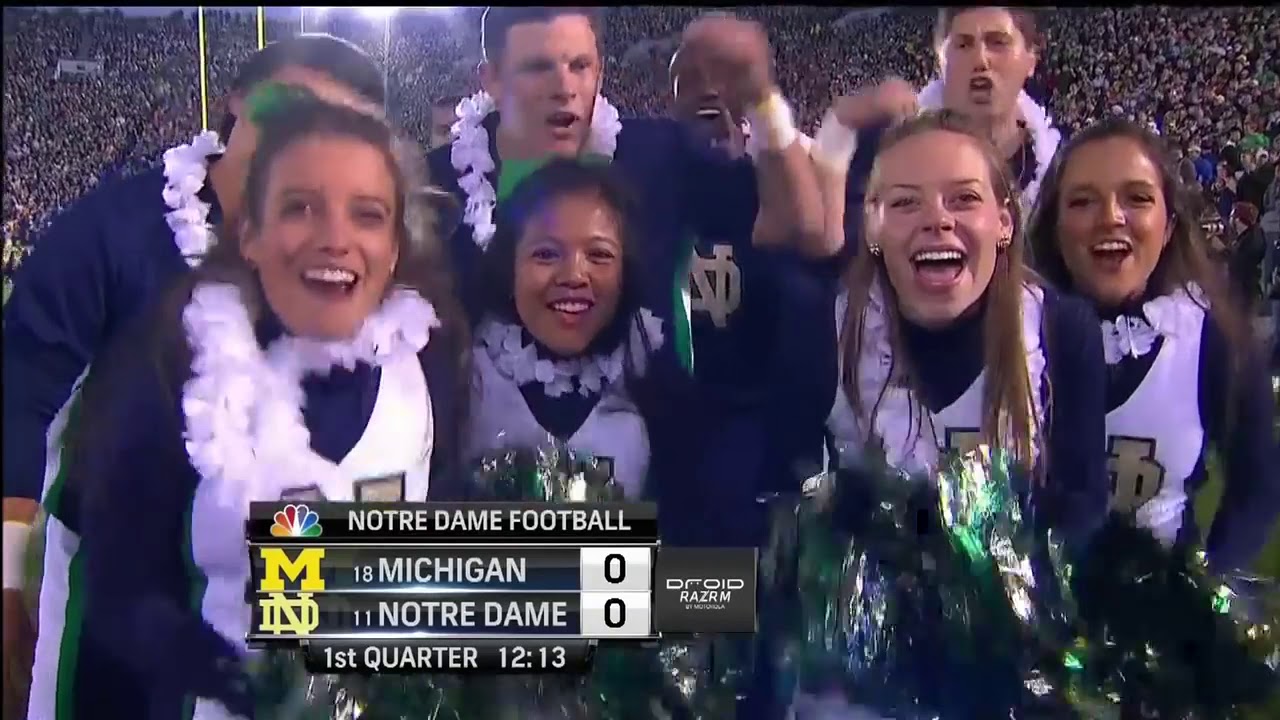 2012 #18 Michigan vs  #11 Notre Dame
