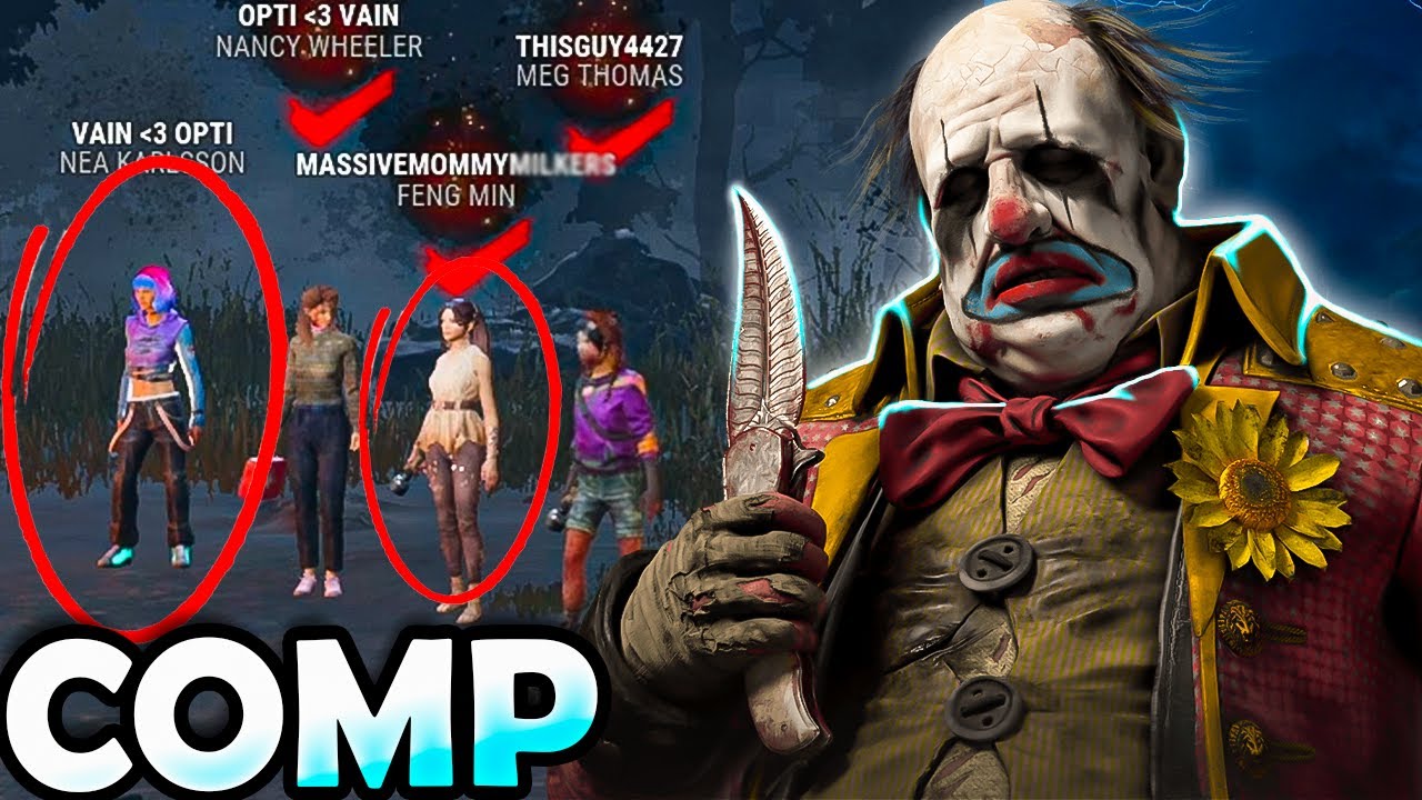 This COMPETITIVE Team Challenged My CLOWN! - Dead by Daylight