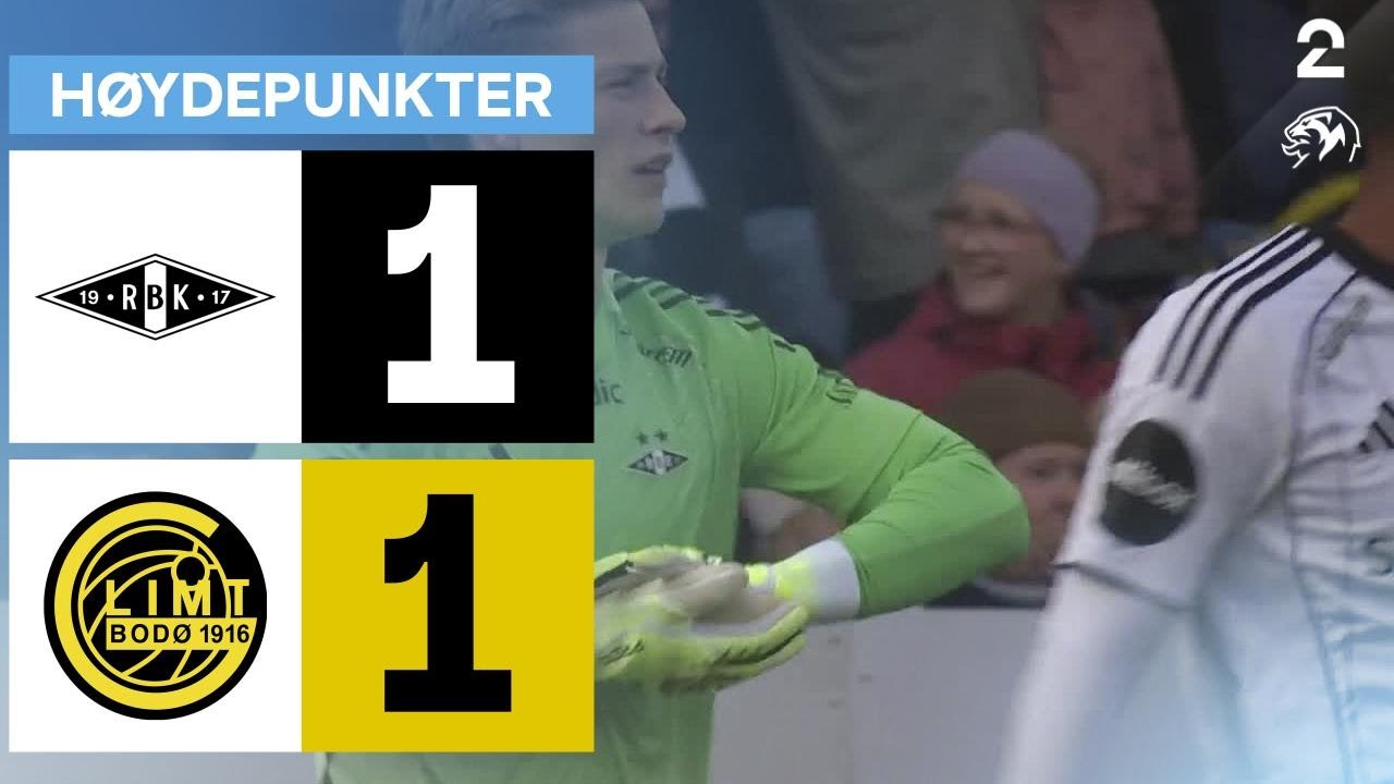 Rosenborg 1 - 1 Bodø/Glimt - Høydepunkter