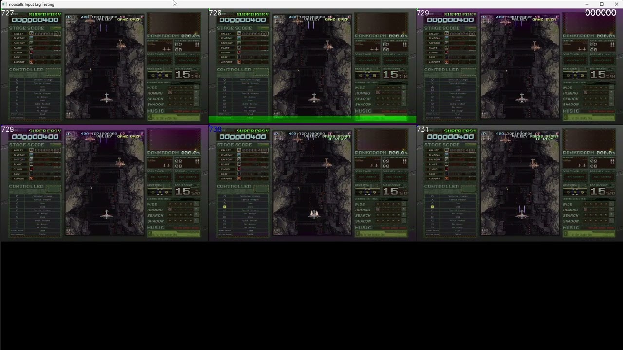 PS4onPS5    Battle Garegga Input Lag Testing Results 25 81ms