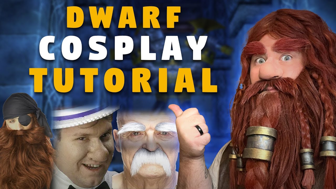 MAKE YOUR OWN DWARVEN BEARD! How To: Dwarf Cosplay! #Cosplay #Turtorial #wow