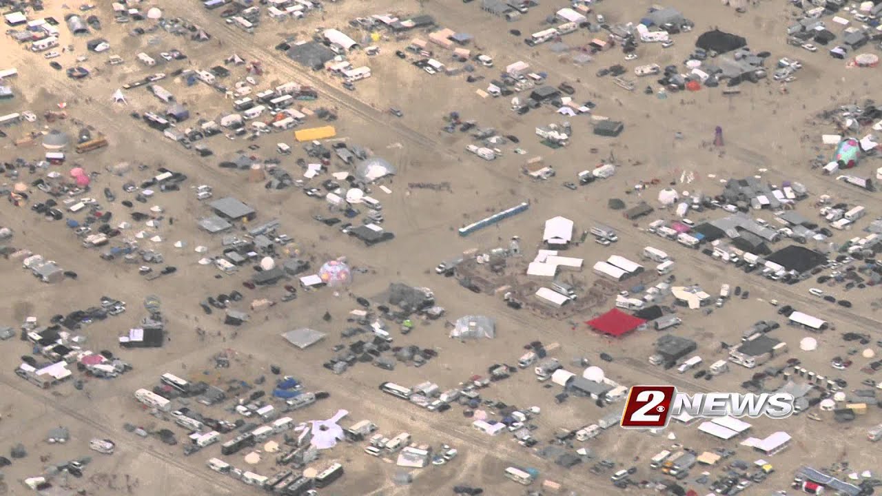 Aerials of Burning Man 2014