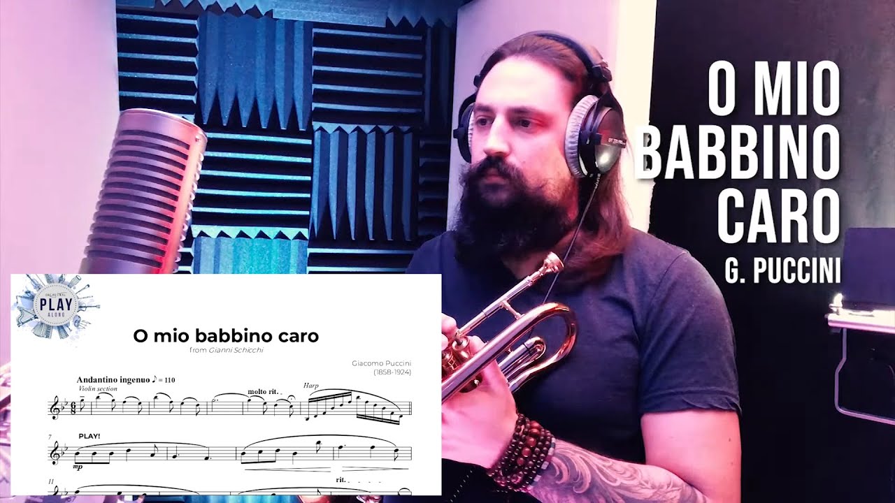 O MIO BABBINO CARO 🎺 - Played by Paul de Stexhe (Play-Along for TRUMPET / CORNET in description 👇)